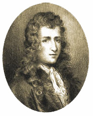 Fancy portrait of René Robert Cavelier, Sieur de La Salle