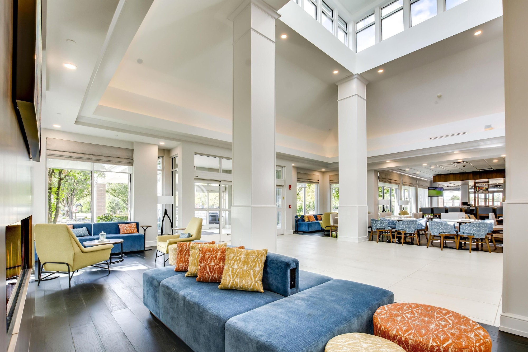 Lobby of Hilton Garden Inn Louisville Airport