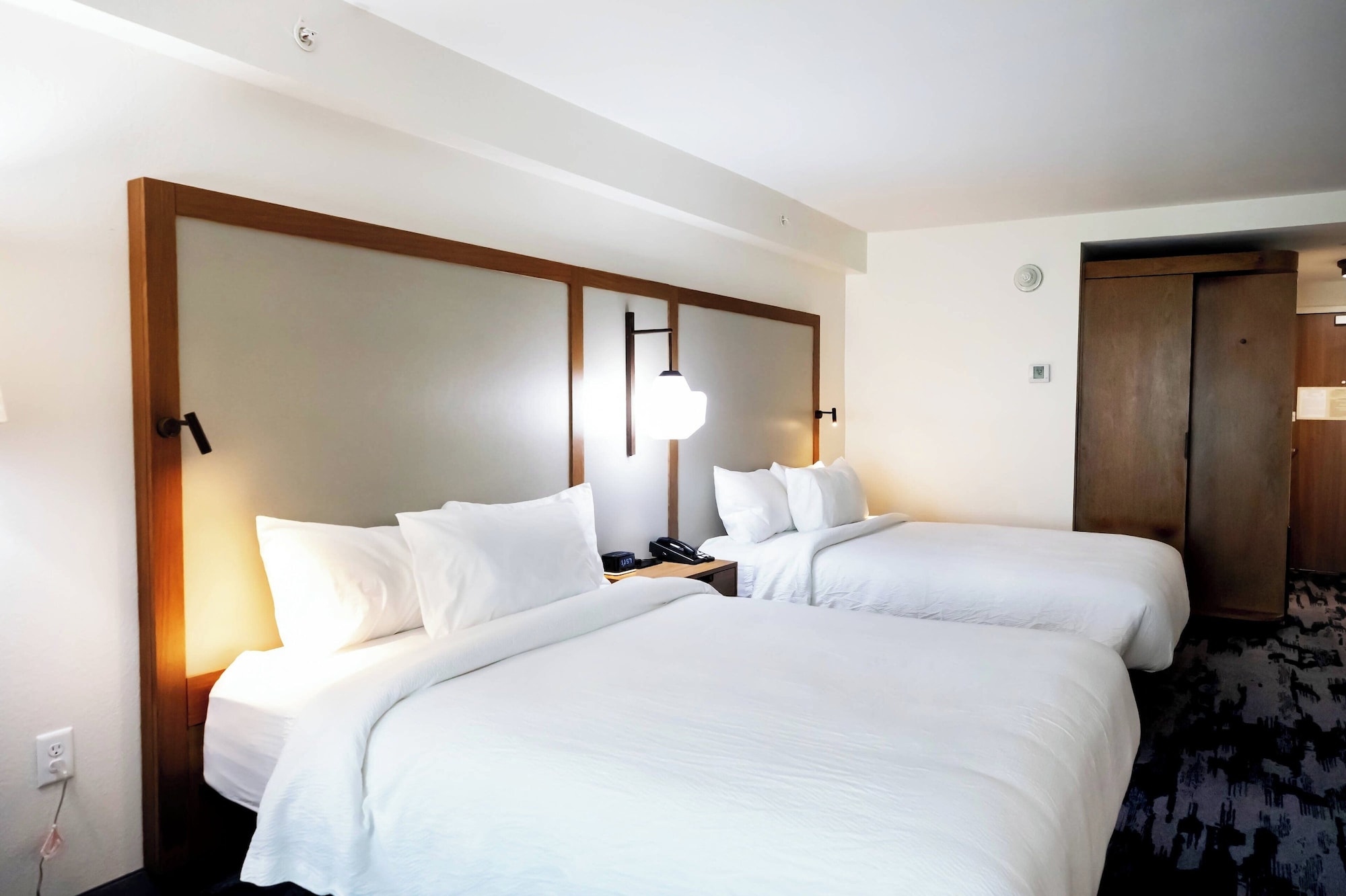 Guest room at Fairfield Inn and Suites by Marriott Louisville Airport
