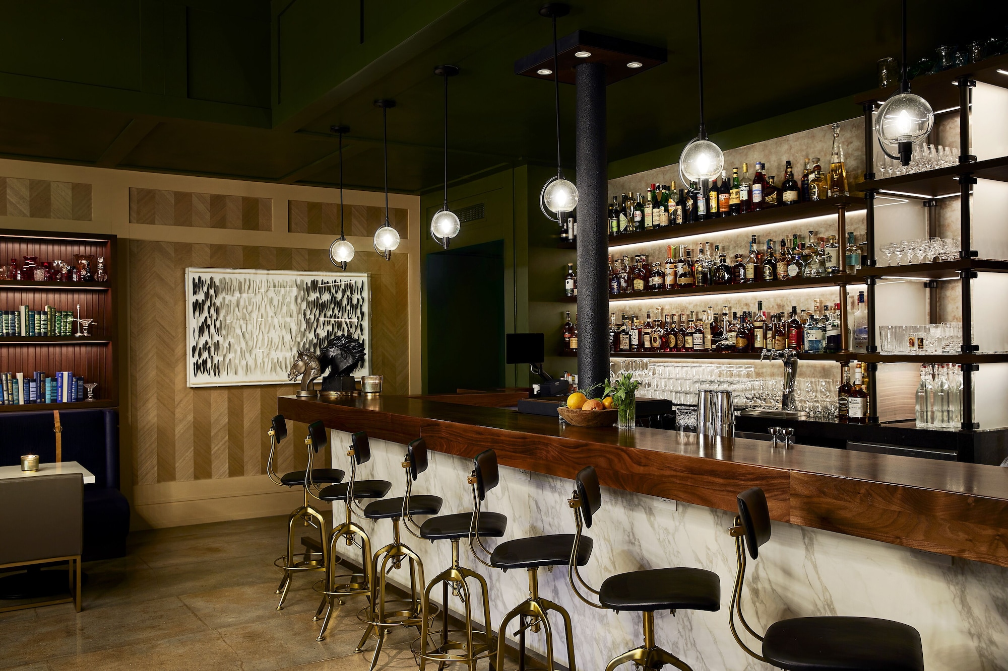 Bar at The Grady hotel in Louisville