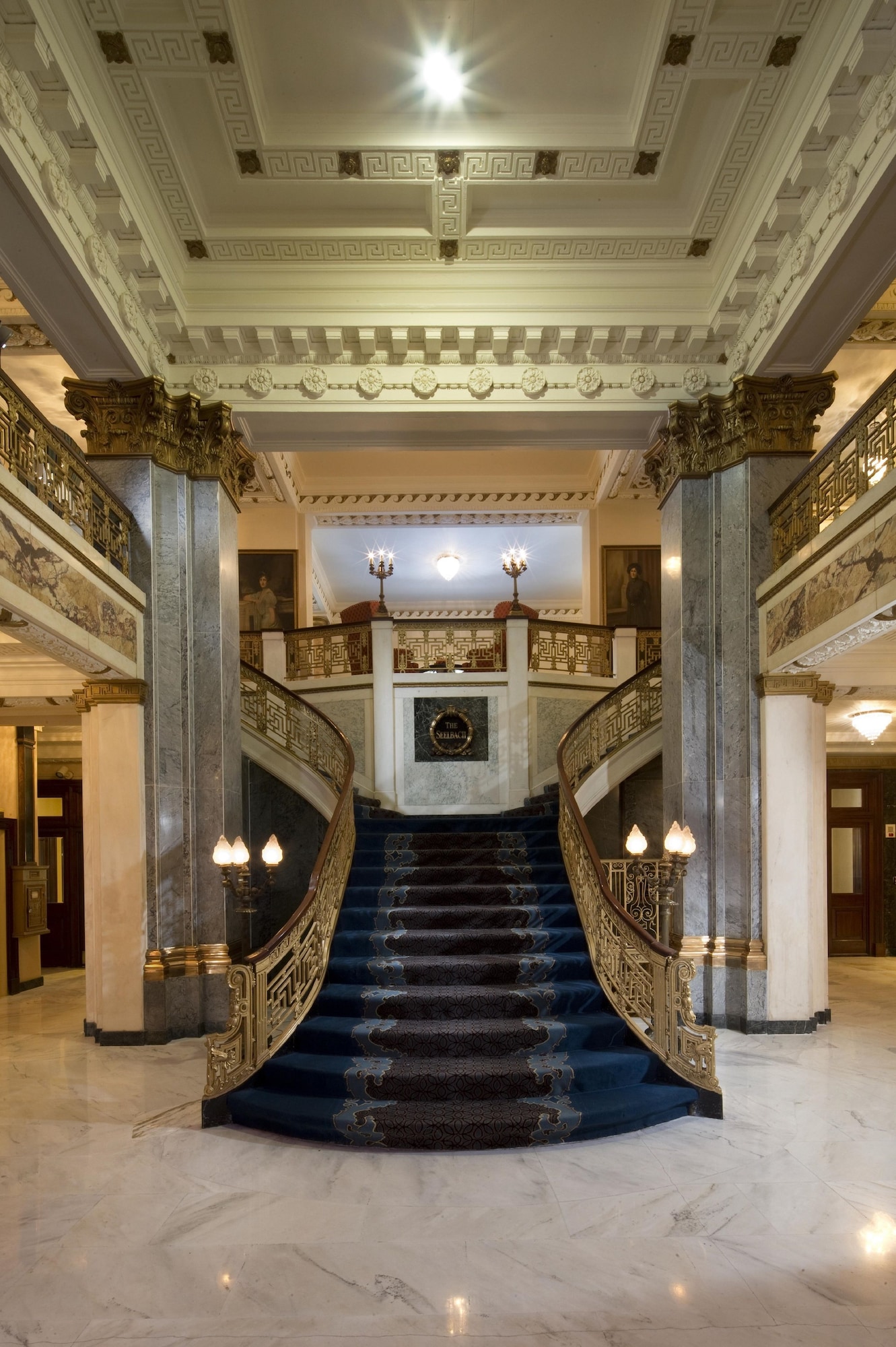 Lobby of the Seelbach Hilton in Louisville