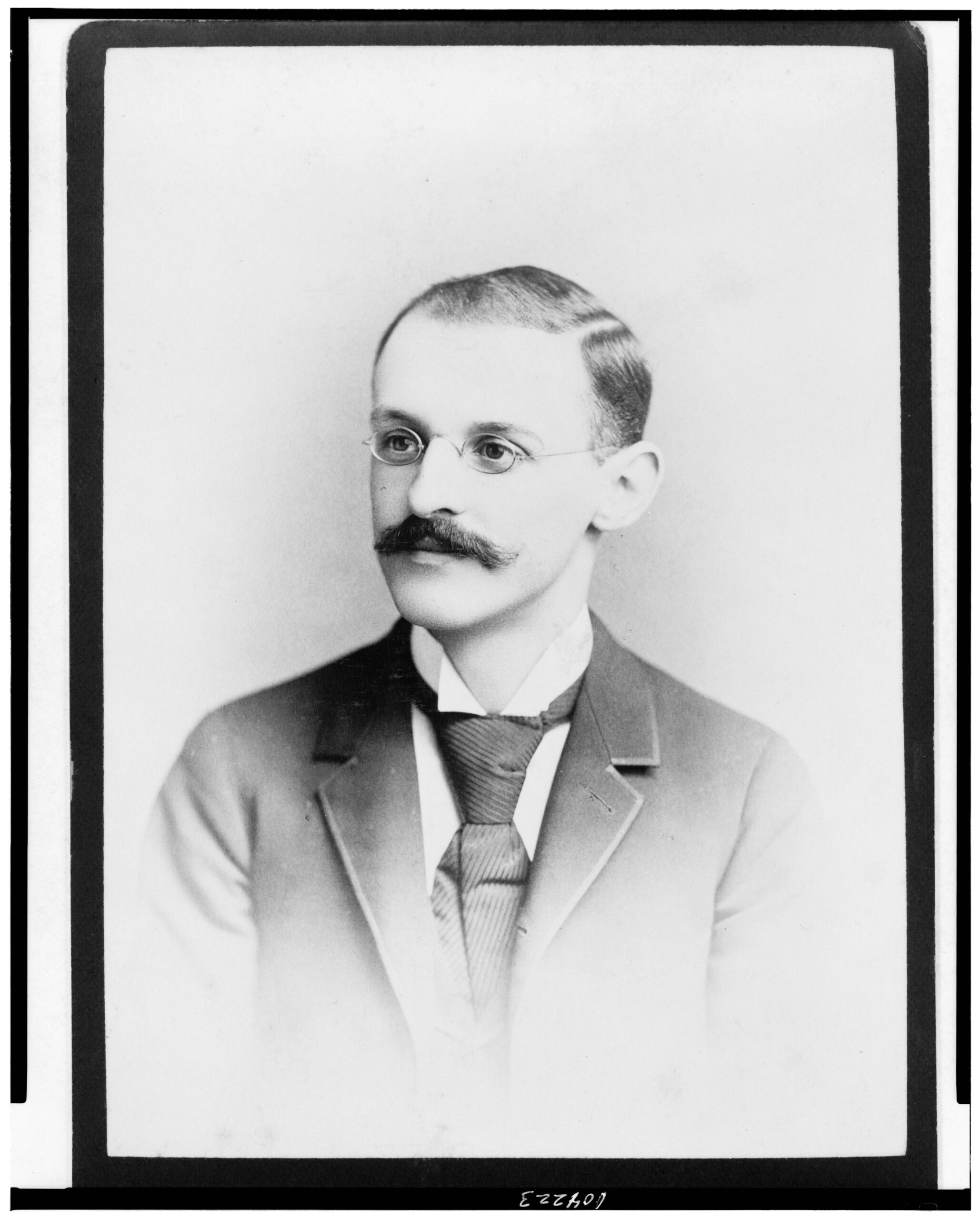 Portrait of Abraham Flexner, photographed by Klauber, a photographer and art dealer in Louisville, Kentucky