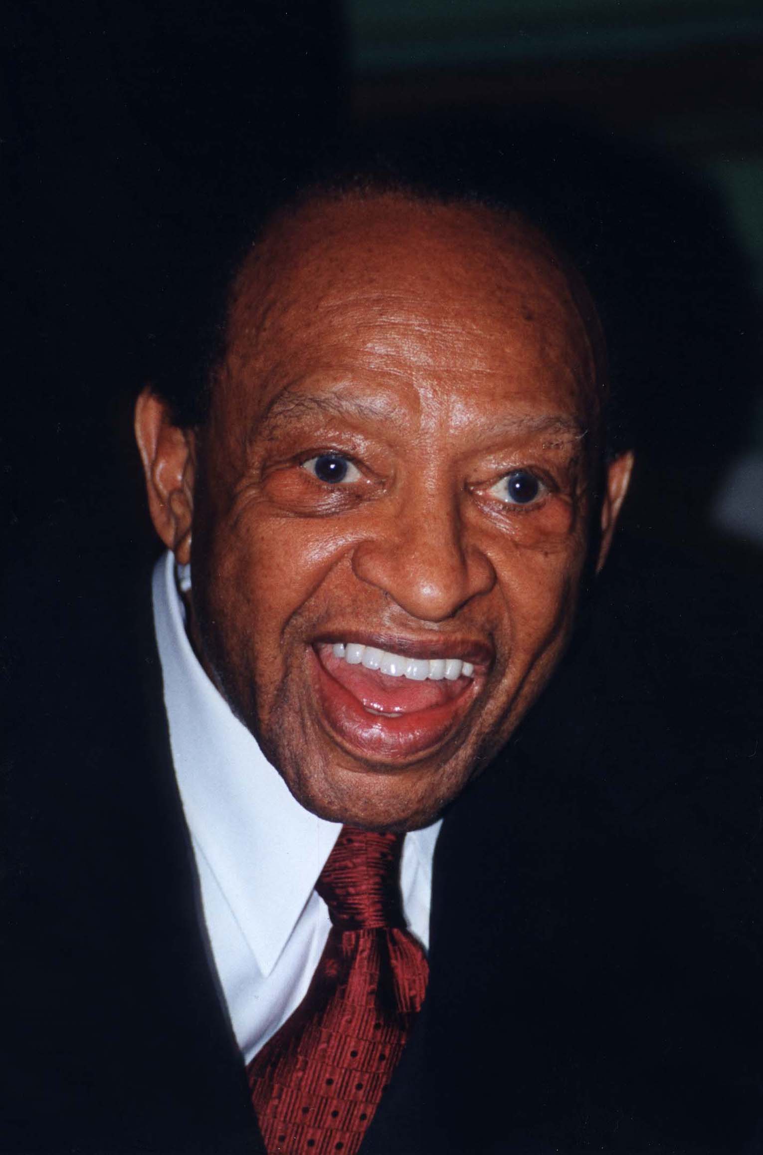 Lionel Hampton performing in 2001, the year before his death.