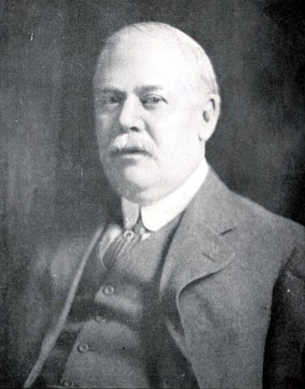 Matt Winn, president of Churchill Downs, photographed in 1912
