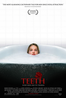 Theatrical release poster for Teeth, starring Jess Weixler