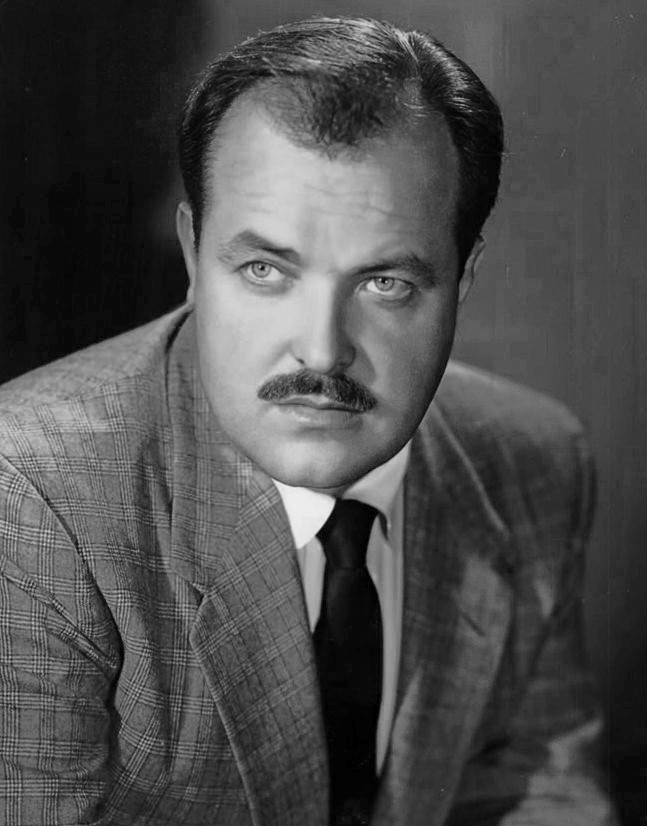 William Conrad in a 1952 CBS Radio publicity photo, around the time he took over as Marshal Matt Dillon on Gunsmoke