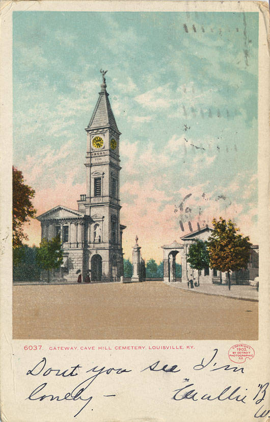 Gateway to Cave Hill Cemetery in Louisville